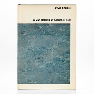 Item #1079 A Man Holding an Acoustic Panel. David Shapiro