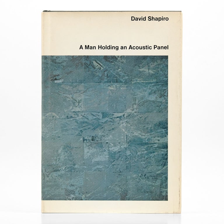 Item #1079 A Man Holding an Acoustic Panel. David Shapiro.