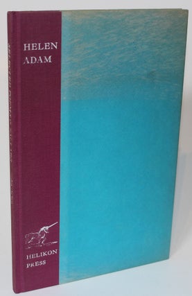 Item #1415 Selected Poems & Ballads. Helen Adam