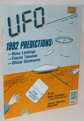 Item #1445 UFO Vol. 7, No. 1. Ed. Vicki Cooper, Creative Director Sherie Stark, Research Director...