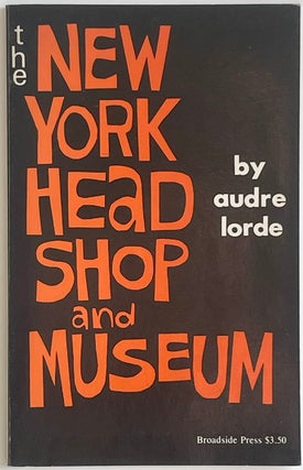 Item #1601 New York Head Shop and Museum. Audre Lorde