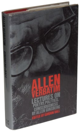 Item #1662 Allen Verbatim. Allen Ginsberg, Ed Gordon Ball