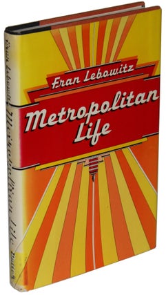 Item #1709 Metropolitan Life. Fran Lebowitz