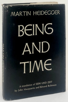 Item #2159 Being and Time. Martin Heidegger