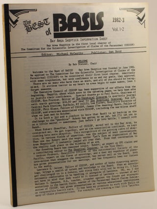 Item #2396 The Best of BASIS Bay Area Skeptics Information Sheet. Michael McCarthy