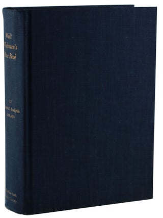 Item #2557 Walt Whitman's Blue Book Volume II : Textual Analysis. Arthur Golden
