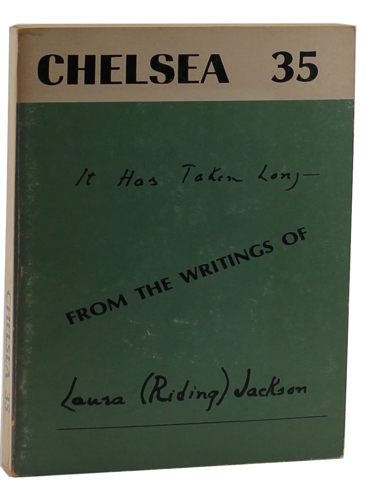 Item #3021 Chelsea 35. Sonia Raiziss, Laura Riding Jackson.