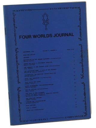 Item #3101 Four Worlds Journal Volume 2 Number 1. Ed Edward Hoffman