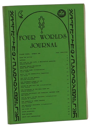 Item #3104 Four Worlds Journal Volume 3 Number 1. Ed Edward Hoffman