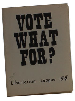 Item #3197 Vote What For? rrico, Malatesta