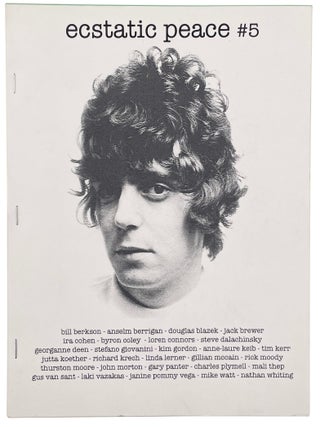 Item #3363 Ecstatic Peace Poetry Journal no. 5. ed Thurston Moore