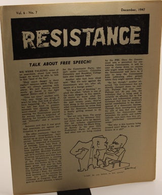 Item #487 Resistance Vol. 6 No. 7. William Young