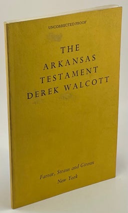 Item #547 The Arkansas Testament. Derek Walcott